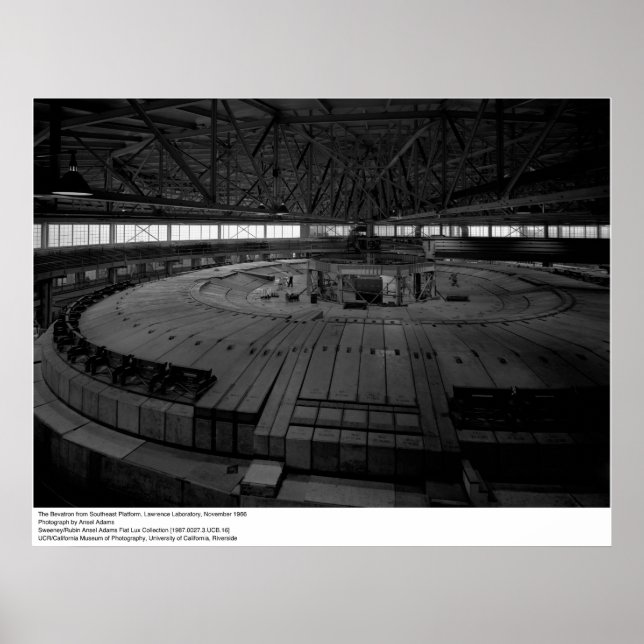 Poster Bevatron from Southeast Platform, 1966 (Frente)