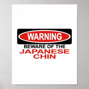 Pôster Beware do japonês Chin