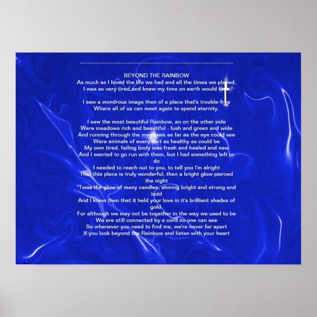 POSTER BEYOND THE RAINBOW (Frente)