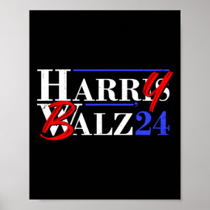 Poster Bheimer 2024 Funny Kamala Harris E Tim W 2024