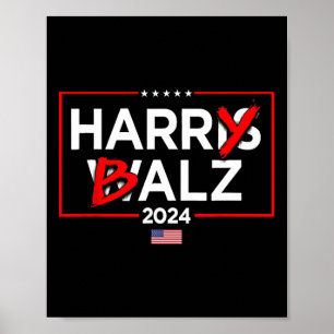 Poster Bheimer Kamalaharris Timwaltz 2024