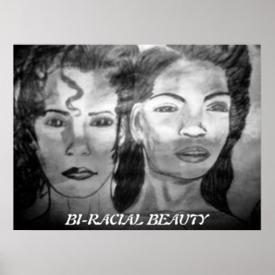 POSTER BI-RACIAL BEAUTY