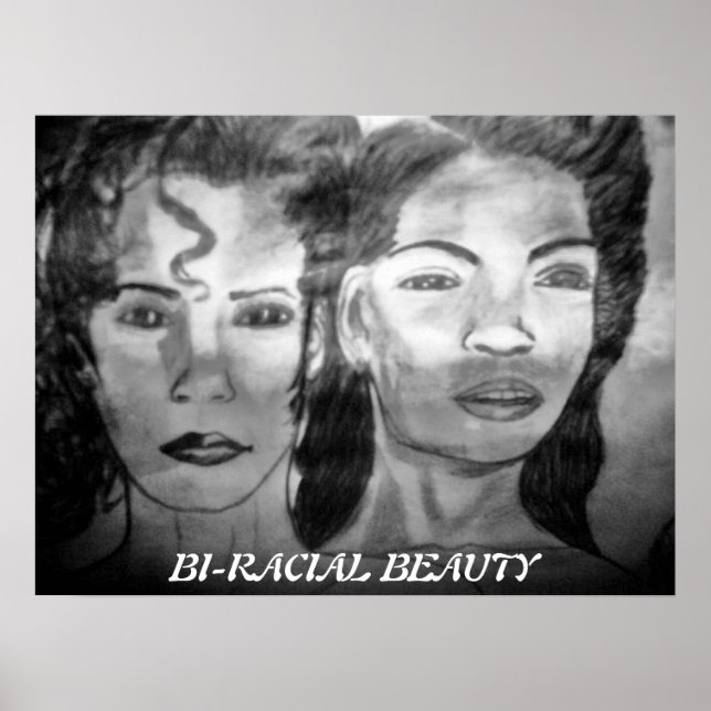 POSTER BI-RACIAL BEAUTY (Frente)