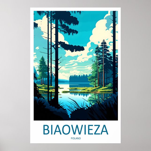 Poster Białowieża 1 (Frente)