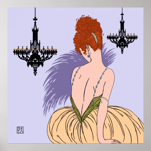 Pôster Bianca em Lilac - Impressões/Posters (Frente)