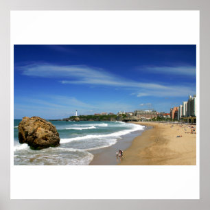 Pôster biarritz a grande praia