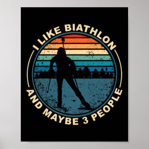 Poster Biathlet Winter Sports Cross-country do Biathlon S