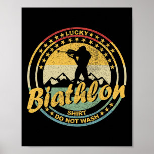 Poster Biathlet Winter Sports Cross-country do Biathlon S