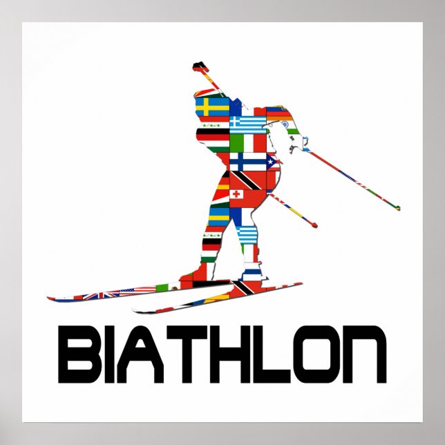 Pôster Biatlon (Frente)