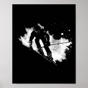 Poster Biatlons de esportes de esqui