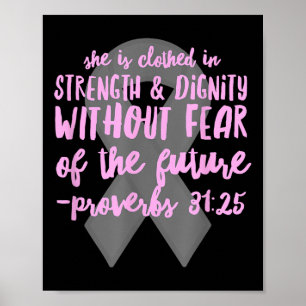 Poster Bíblia Cristã Verso de Cancer _ Scriptu Proverbs 3