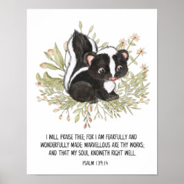 Poster Bíblia De Aquarela Feliz E Maravilhosamente Feita