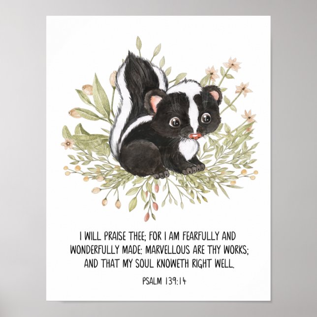 Poster Bíblia De Aquarela Feliz E Maravilhosamente Feita (Frente)