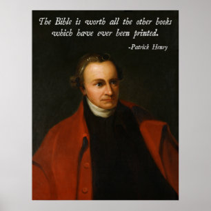 Pôster Bíblia de Patrick Henry
