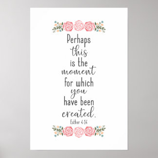 Poster Bíblia Versa - Esther 4:14