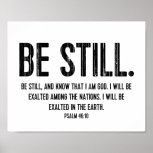 Pôster Bíblia Verse Escritura Cristã