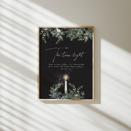 Poster bíblia verso da de luz verdadeira