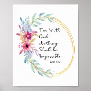 Poster Bíblia versus impressão.