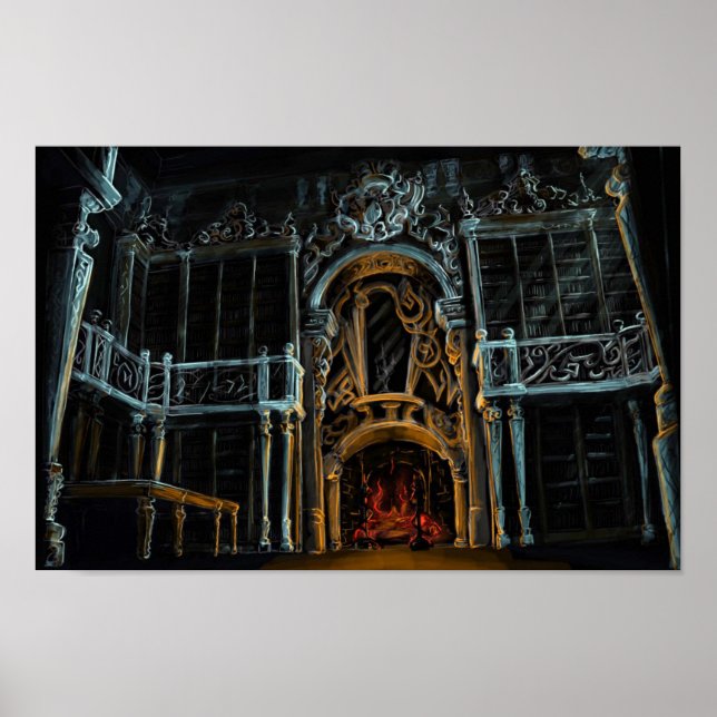 Poster Biblioteca de Aon (Frente)