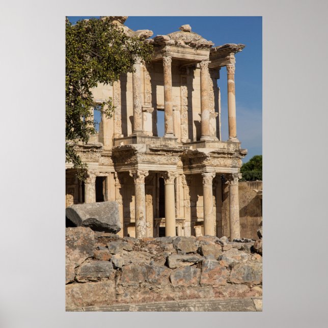 Poster Biblioteca De Ephesus Ruins (Frente)