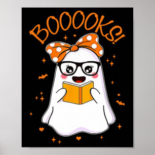 Poster Biblioteca de Livros sobre Mulheres de Halloween