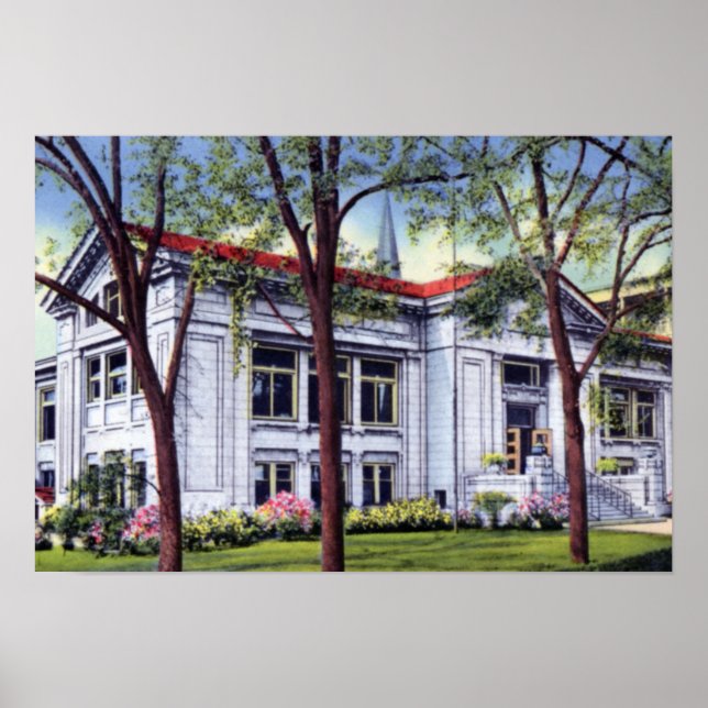 Pôster Biblioteca McGhee do Tennessee Knoxville (Frente)