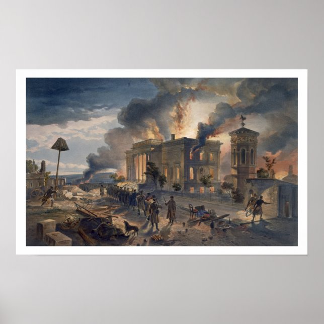 Pôster Biblioteca Pública e Templo dos Ventos, placa de (Frente)