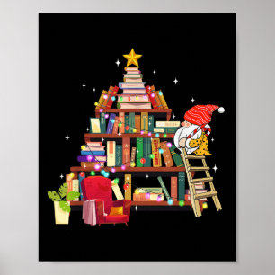 Poster Bibliotecário E Amante De Livros Natal Biblioteca