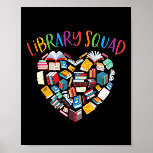 Poster Bibliotecário Esquadrão Bibliotecário Apaixonado p