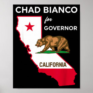 Poster Bicanco 2026 Chad Bianco Governador Da Califórnia