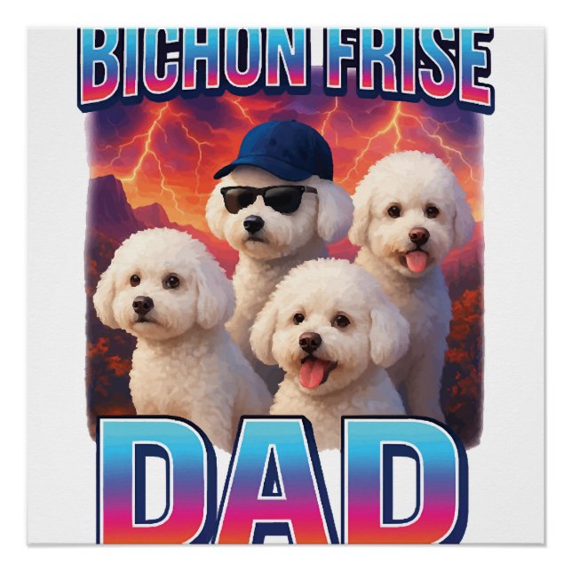 Pôster Bichon Frise (Frente)