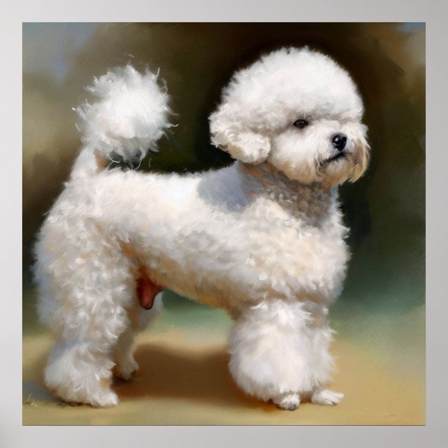 Poster Bichon Frise Dog (Frente)
