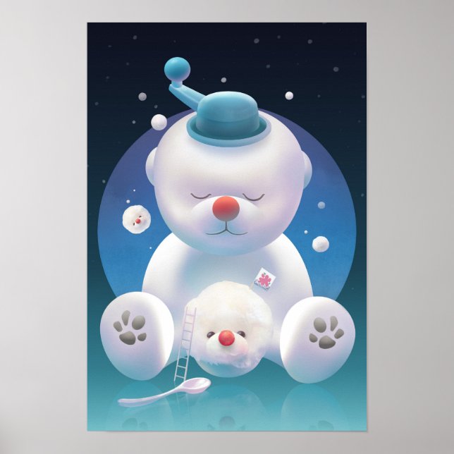 Poster Bichon Ice Shaver Dreamland (Frente)