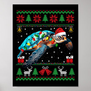 Poster Bichos De Doce De Natal Engraçado Luz De Natal T
