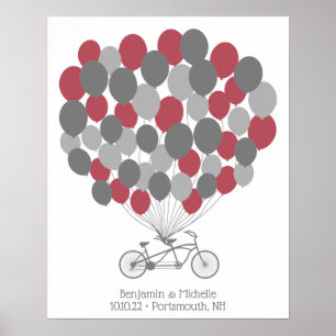 Poster Bicicleta - Alternativo do Livro de Convidados de