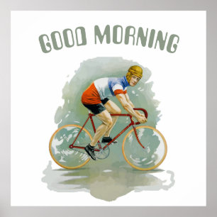 Poster Bicicleta Antiga, adicionar texto Cartaz