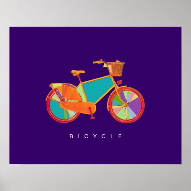 Pôster bicicleta - bicicleta + bicicleta (Frente)