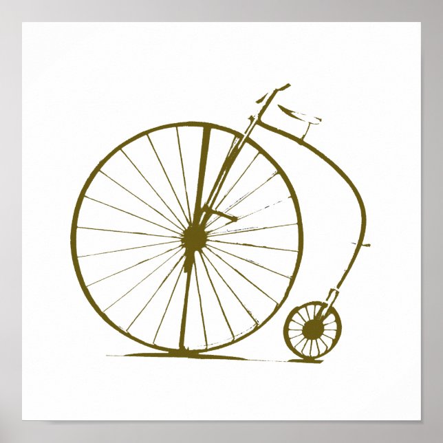 Pôster bicicleta, bicicleta, ciclismo (Frente)