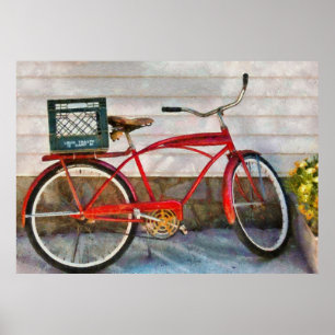 Pôster Bicicleta - Bicicleta de Entrega