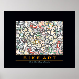 Pôster bicicleta BIKE ART