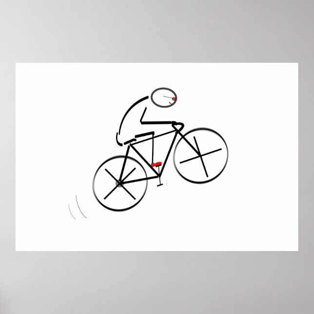 Pôster Bicicleta Birthday (Frente)
