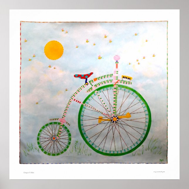 Poster Bicicleta Cirque ll (Frente)