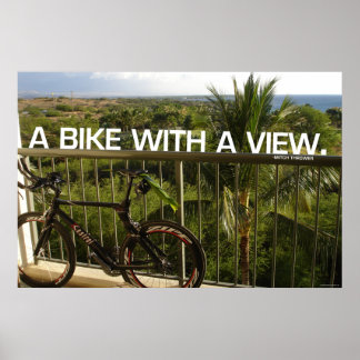 Poster Bicicleta com vista