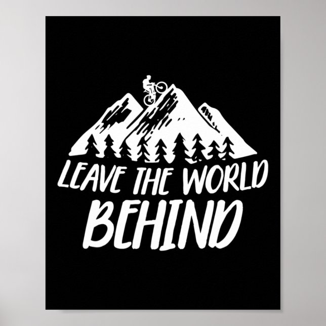 Poster Bicicleta de Montanha (Frente)
