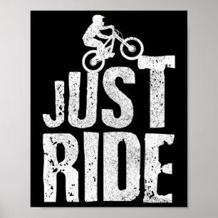 Poster Bicicleta de Montanha Apenas Pedalada Mtb Ciclismo