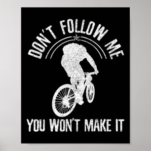 Poster Bicicleta de Montanha - Ciclista de Montanha Diver
