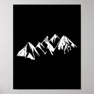 Poster Bicicleta de Montanha Colorado Mtb Ciclismo Trilha