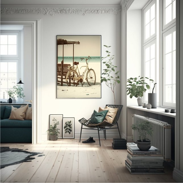 Poster Bicicleta de praia (Criador carregado)