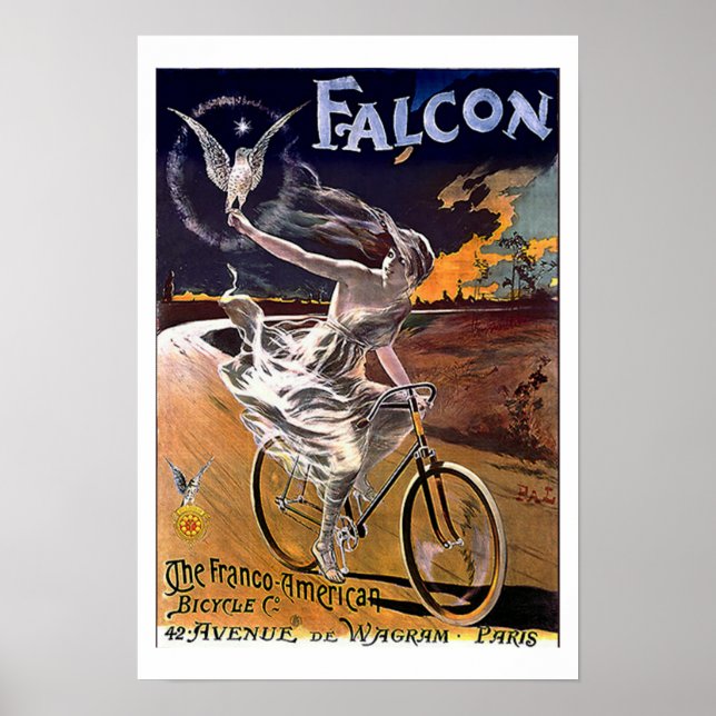 Poster Bicicleta Falcon-c1890 (Frente)