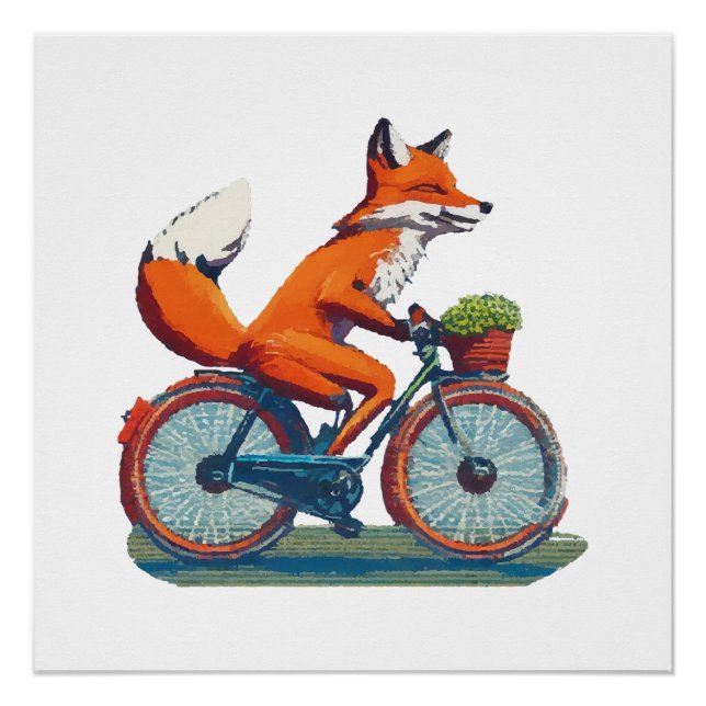 Pôster Bicicleta Fox (Frente)